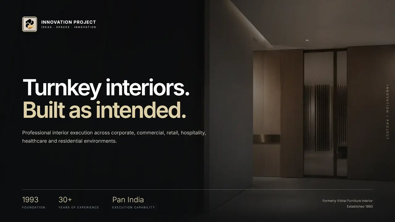 Innovation Project Interiors portfolio, page 1