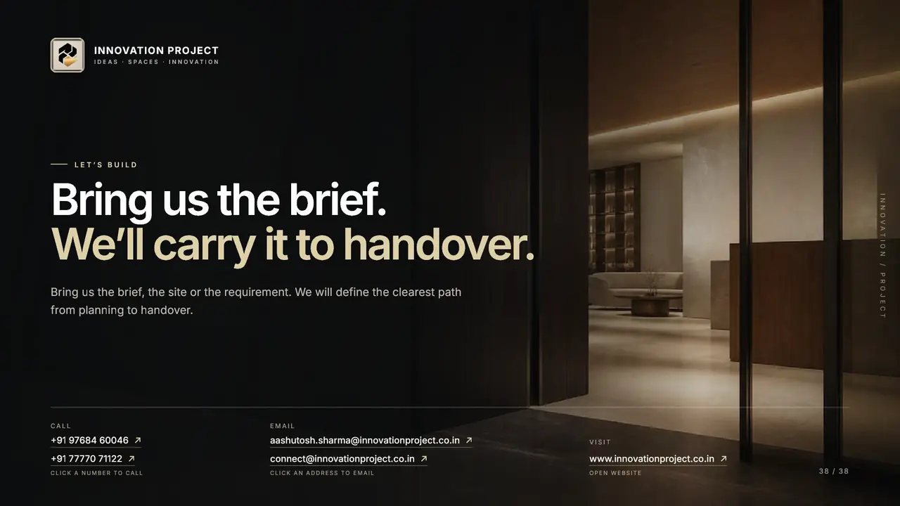 Innovation Project Interiors portfolio, page 38