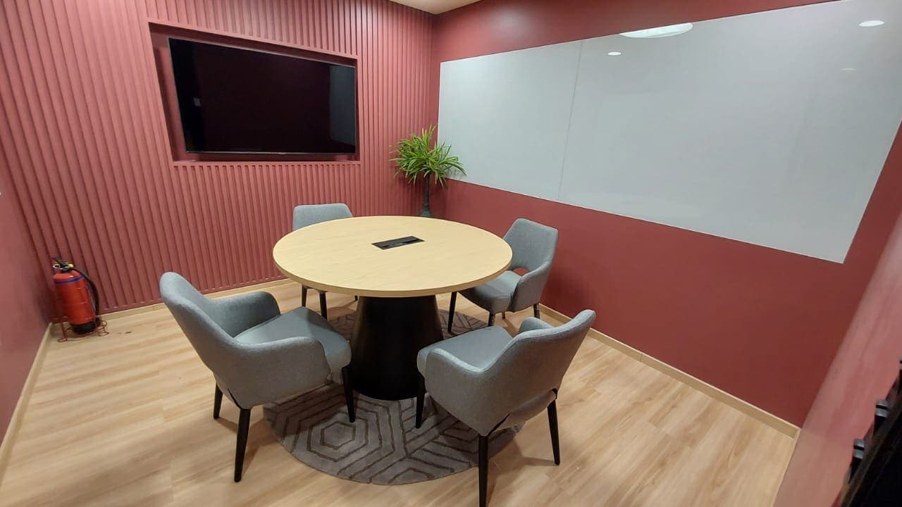 Open office workspace
