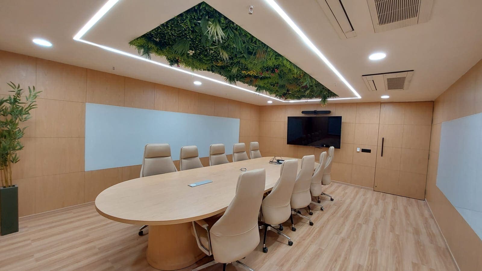 Break room area